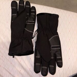 Balhvit ЗM Thinsulate Winter Gloves Mens Touch Screen Breathable Black Medium